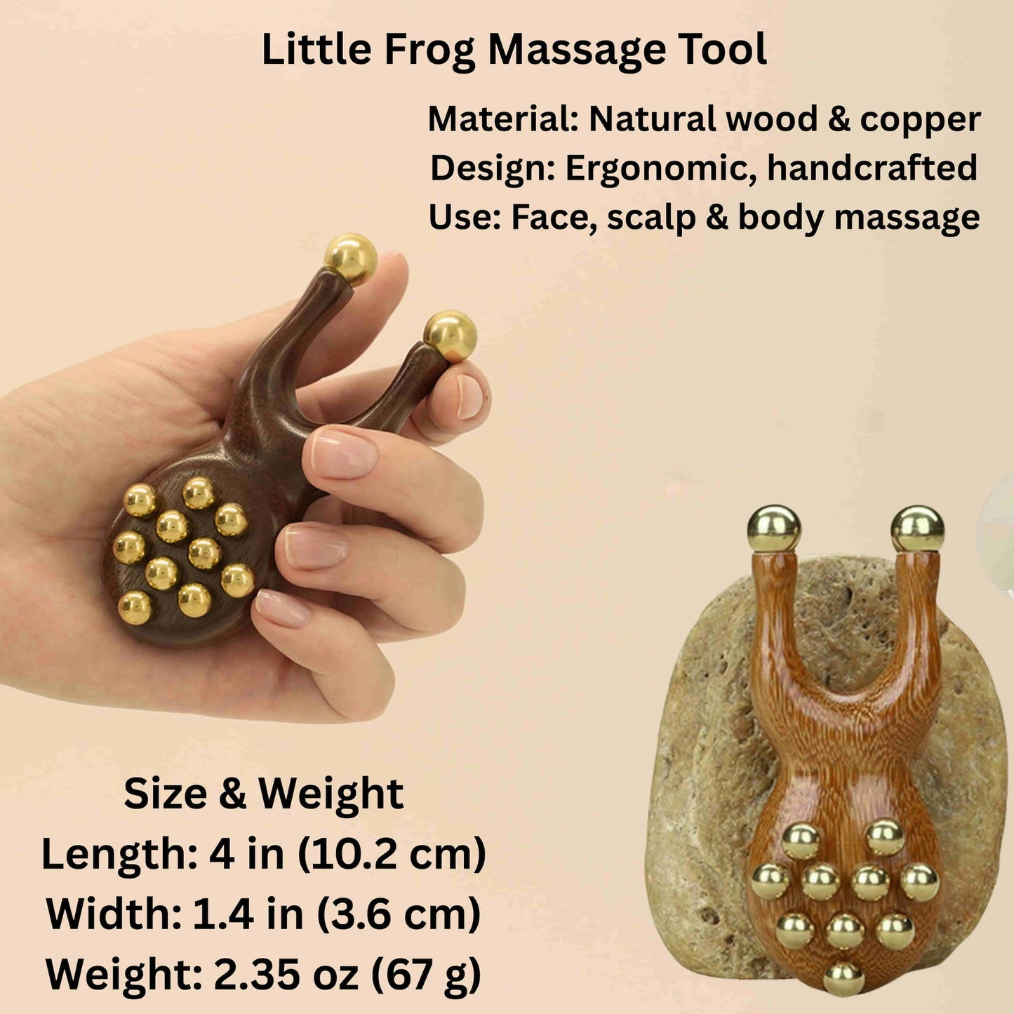 Artisan Copper & Wood Ritual Tool