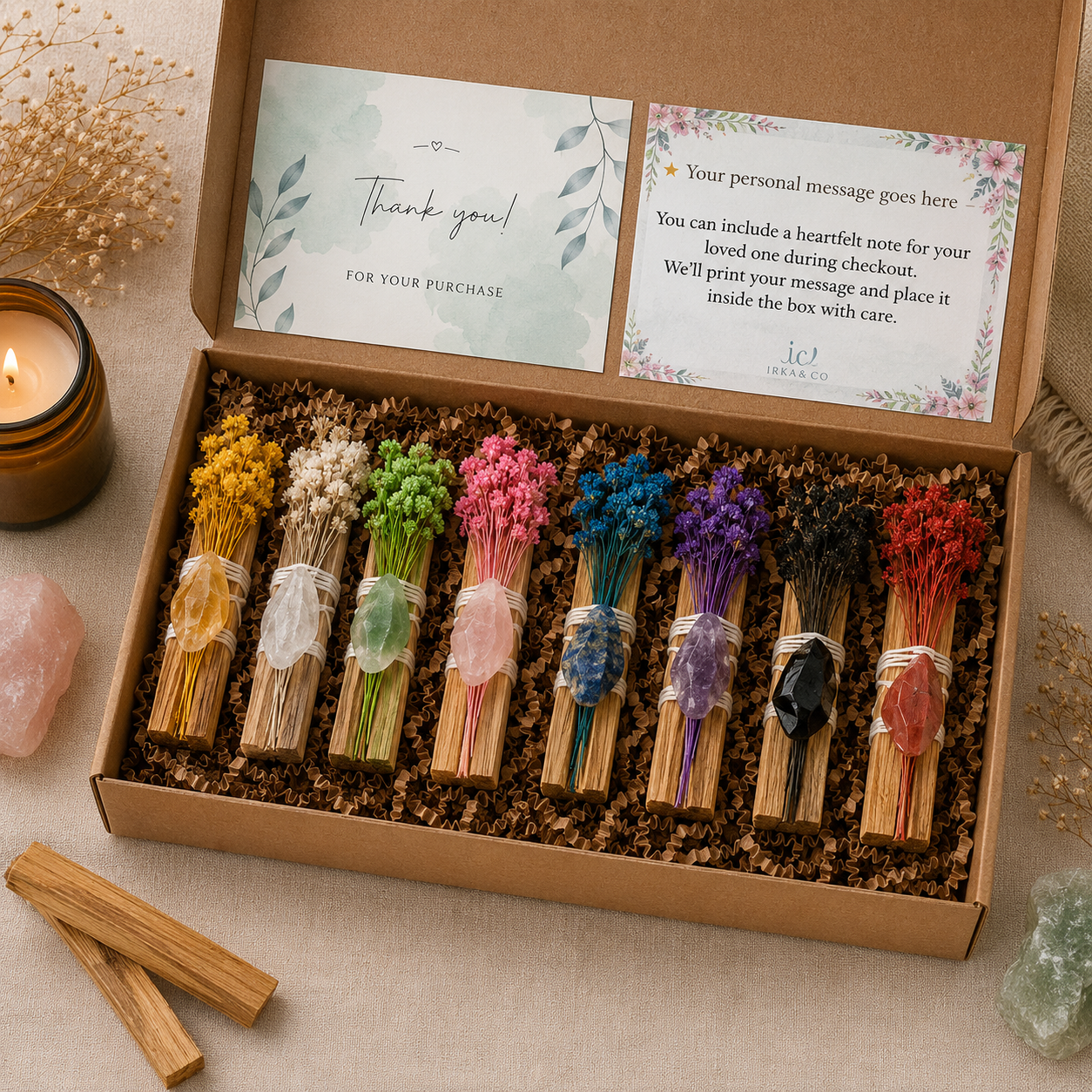 Palo Santo Ritual Smudge Kit + 8 Unique Intentions