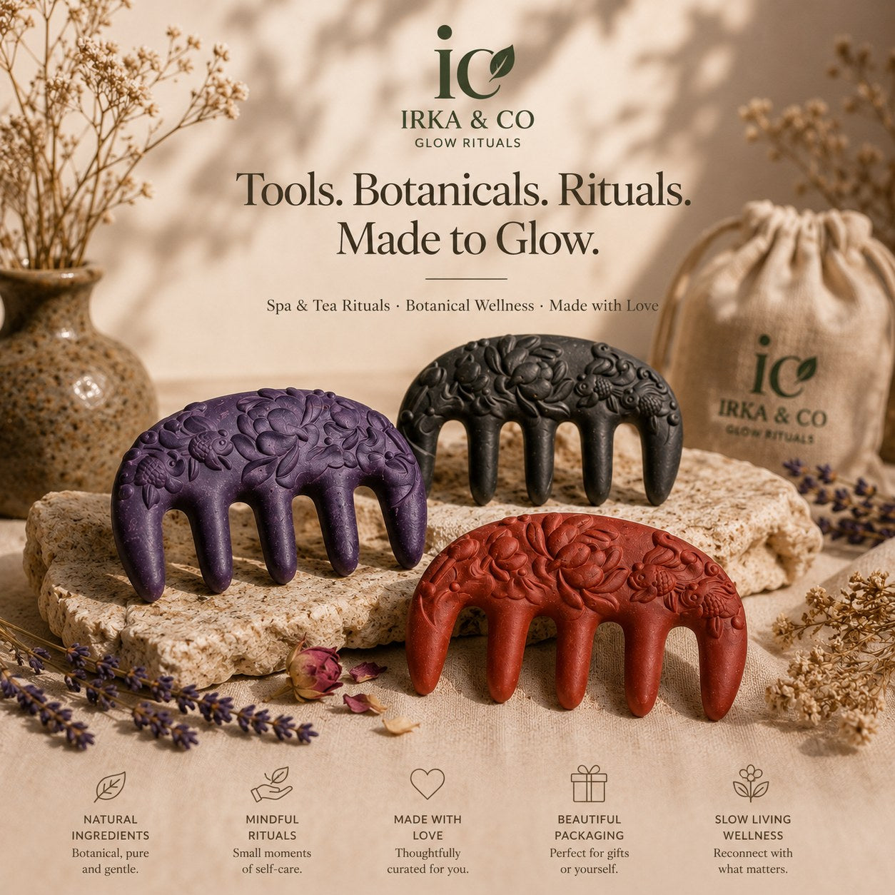 Botanical Scalp Ritual Comb