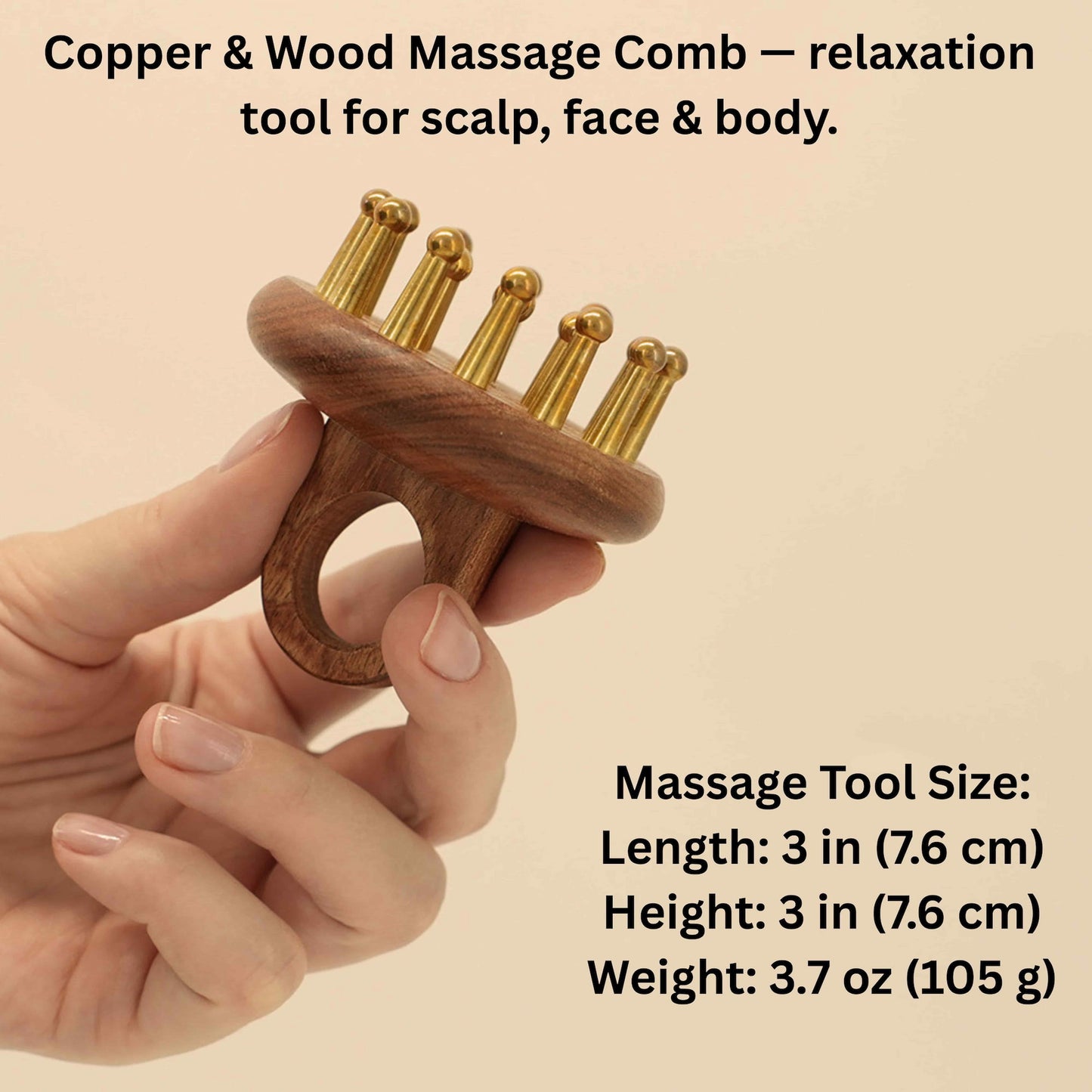 Artisan Copper & Wood Ritual Tool