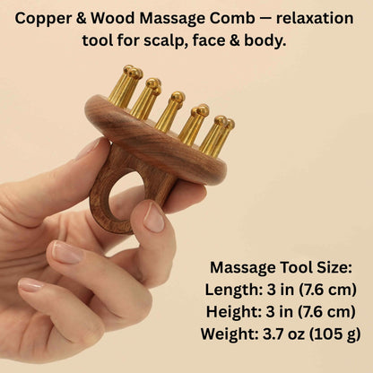 Artisan Copper & Wood Ritual Tool
