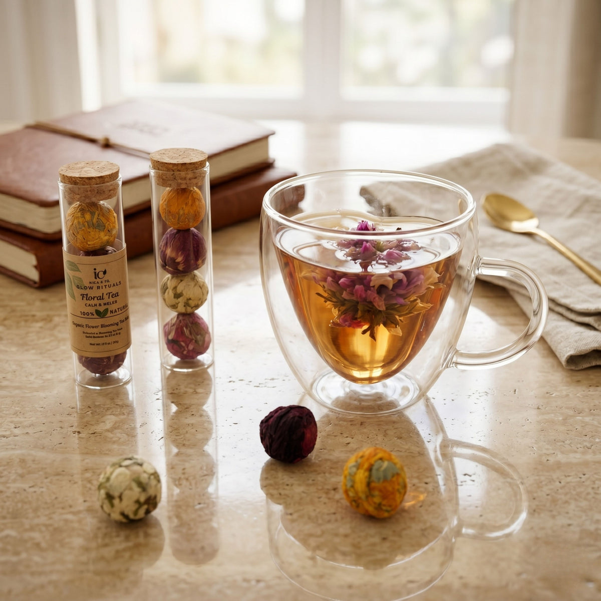 Irka & Co Glow Rituals ritual set for an unhurried moment of self-care at home