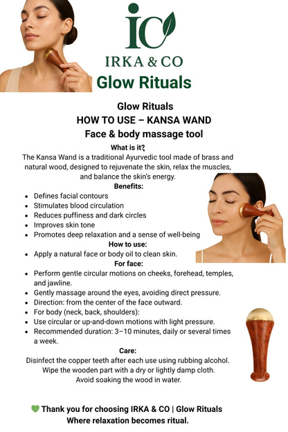 Luxury Ayurvedic Spa Gift Box with Massage Tools, Oils & Herbal Tea | Glow Rituals