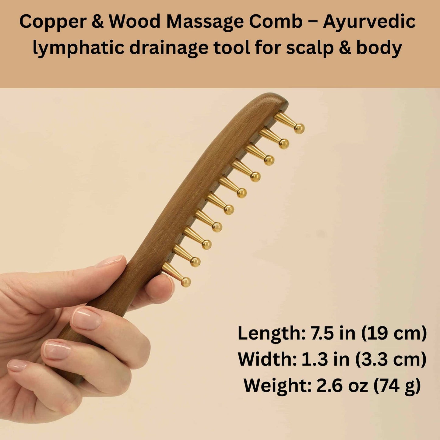 Artisan Copper & Wood Ritual Tool
