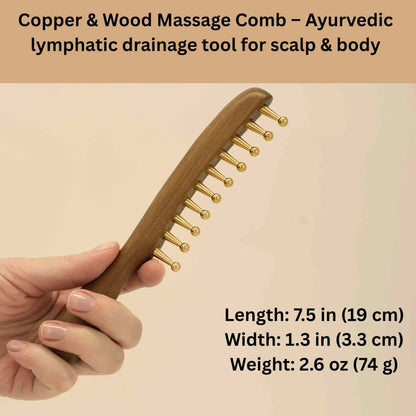 Artisan Copper & Wood Ritual Tool