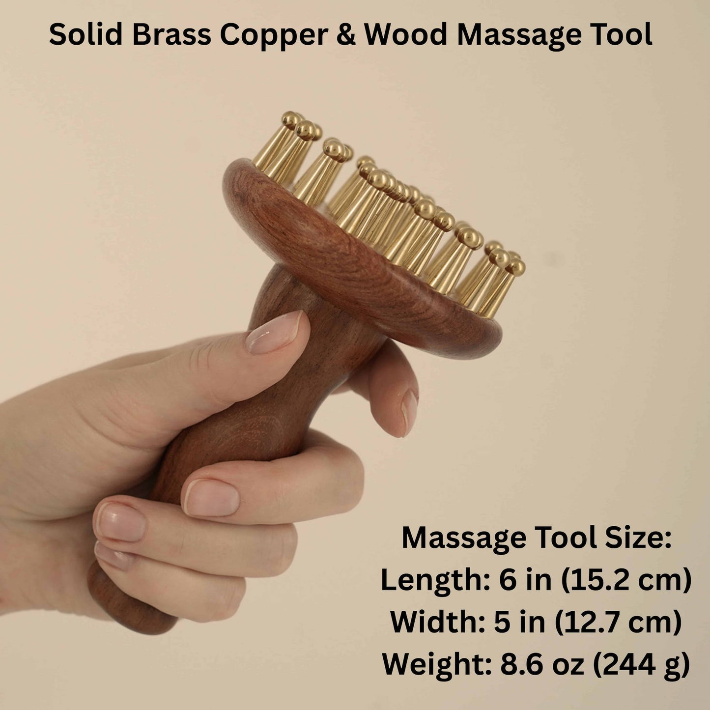 Artisan Copper & Wood Ritual Tool