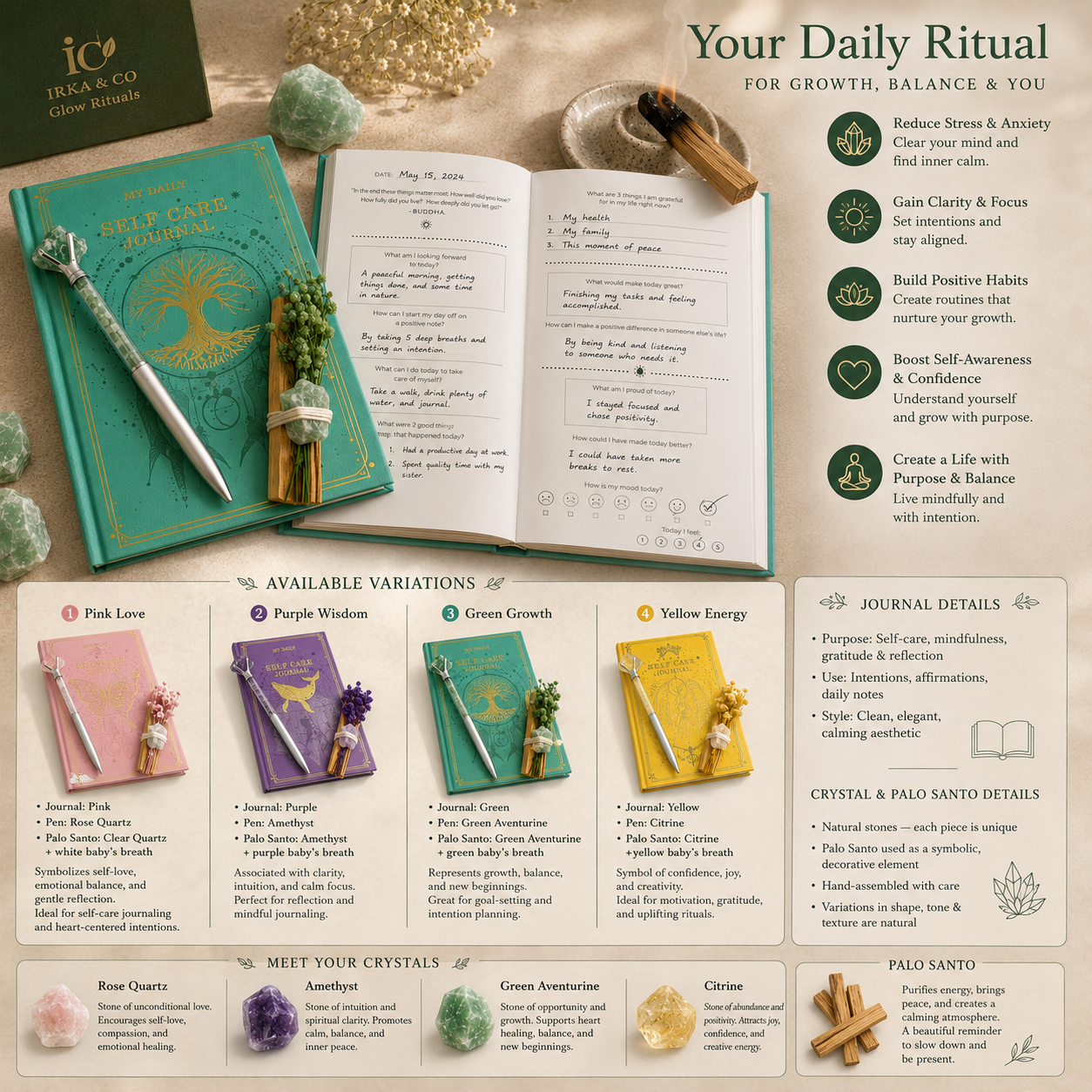 Guided Crystal Journaling Ritual