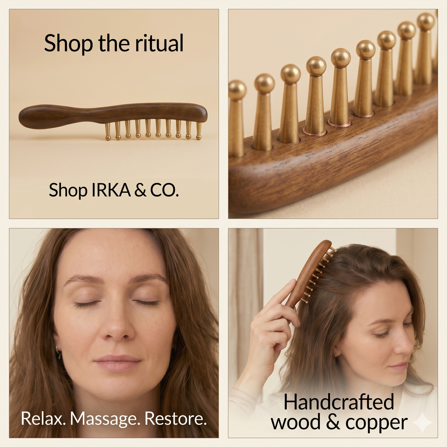 Copper & Wood Scalp Revitalization Ritual