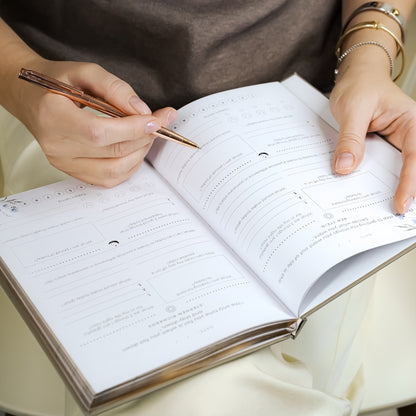 Ayurvedic Self-Care Gift Box – Copper Comb, Journal, Tea, Oils, Crystals & More | Glow Rituals by Irka & Co