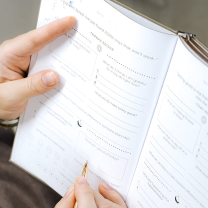 Brass & Wood Ayurvedic Self-Care Box – Wellness Gift Set with Journal, Botanical Oil, Tea & Candle