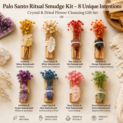Palo Santo Ritual Smudge Kit + 8 Unique Intentions