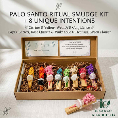 Palo Santo Ritual Smudge Kit + 8 Unique Intentions