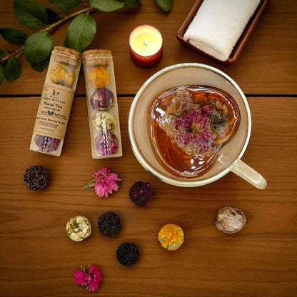 Ayurvedic Spa Gift Box – Self-Care Ritual with Massage Tools, Tea & Botanical Oils