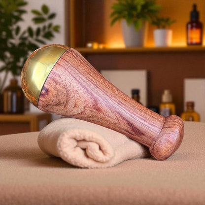 Ayurvedic Spa Gift Box – Self-Care Ritual with Massage Tools, Tea & Botanical Oils