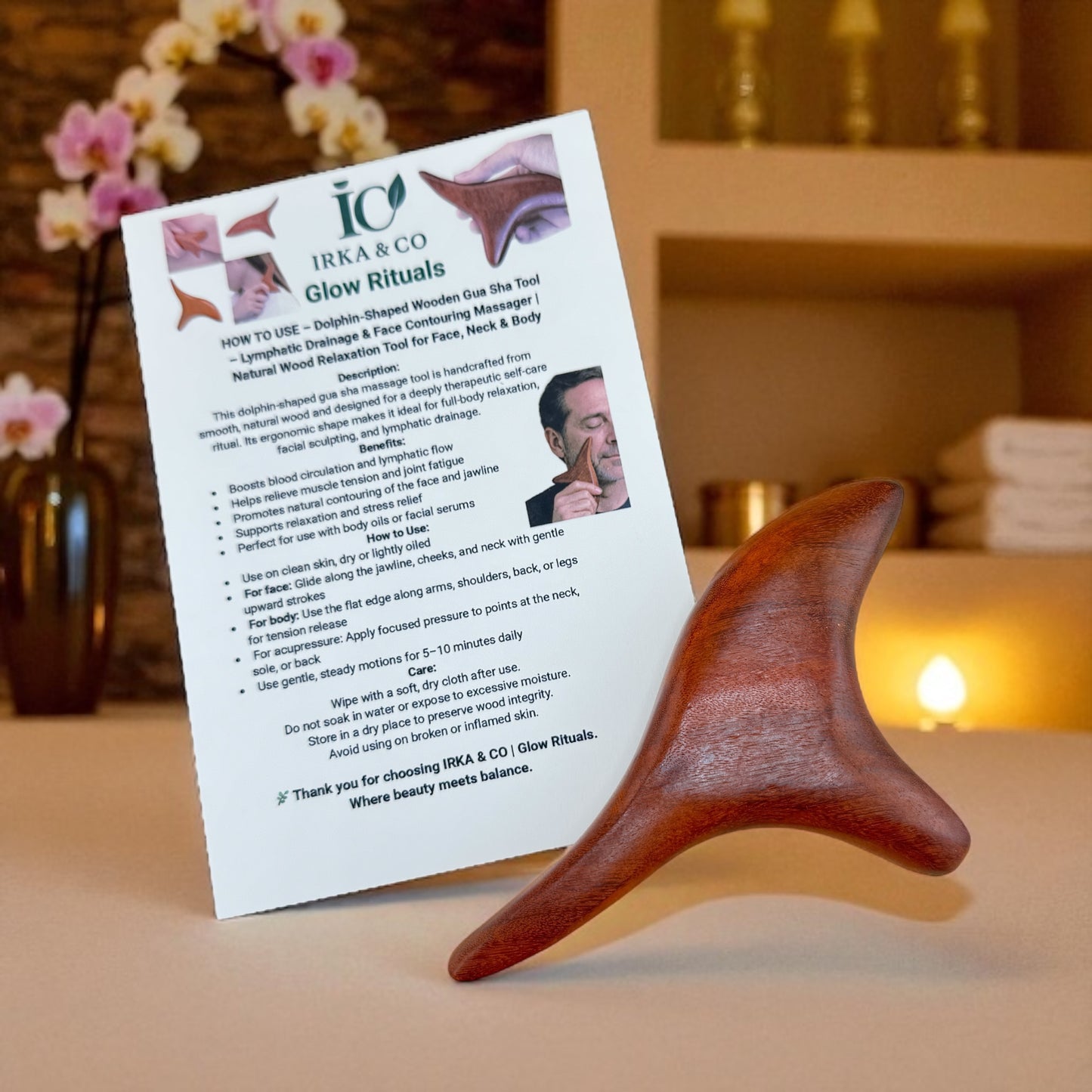 Luxury Ayurvedic Spa Gift Box with Massage Tools, Oils & Herbal Tea | Glow Rituals