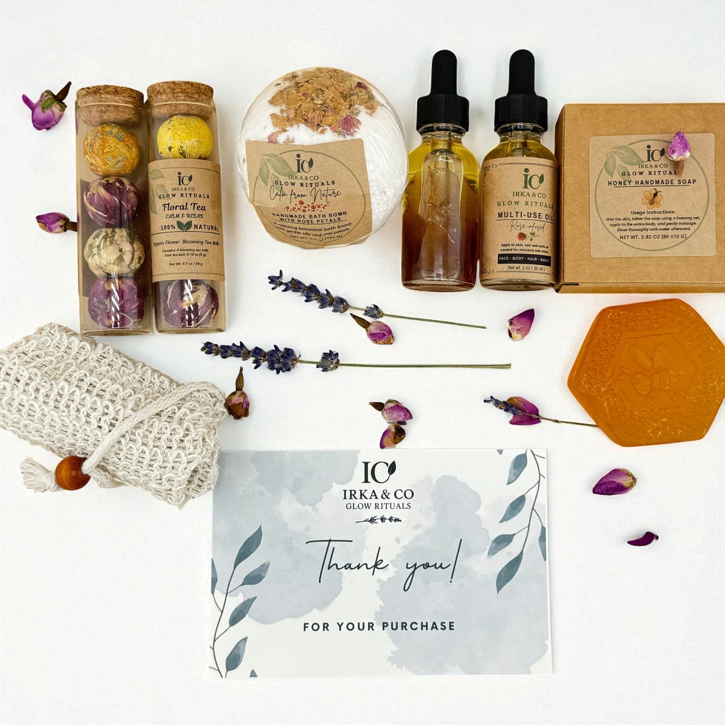 🌿A Ritual of Balance & Serenity | Ayurvedic Self-Care Spa Gift Box by Glow Rituals
