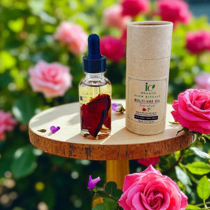 Multi-Use Botanical Oil – Glow Rituals | Organic Face, Body & Hair Elixir