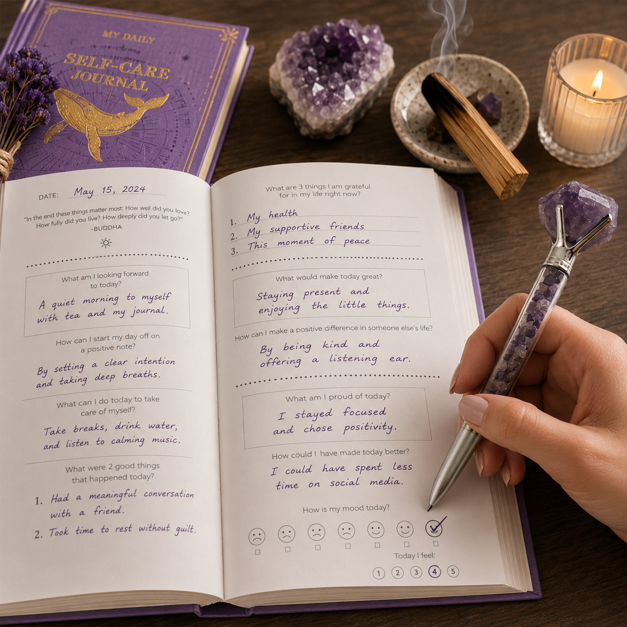Guided Crystal Journaling Ritual