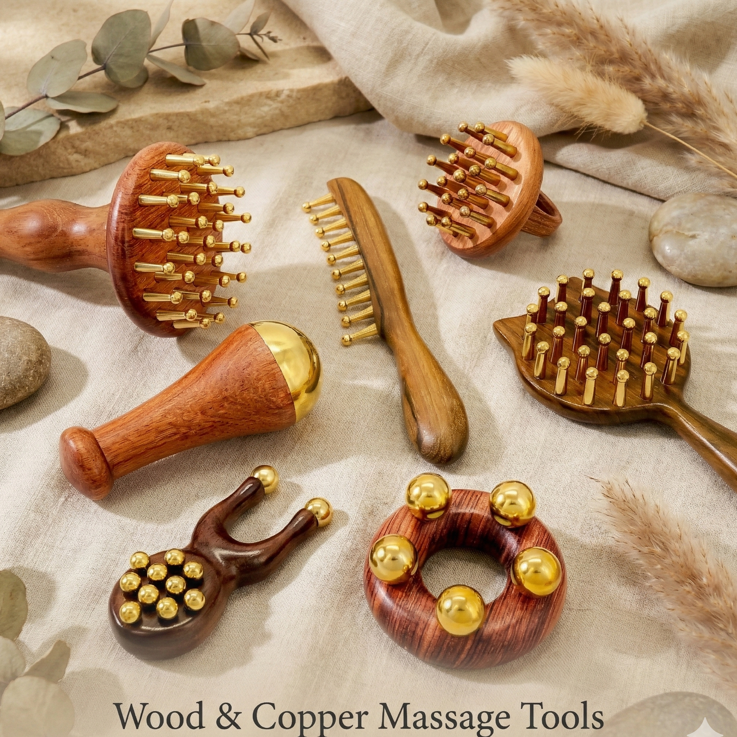 Artisan Copper & Wood Ritual Tool