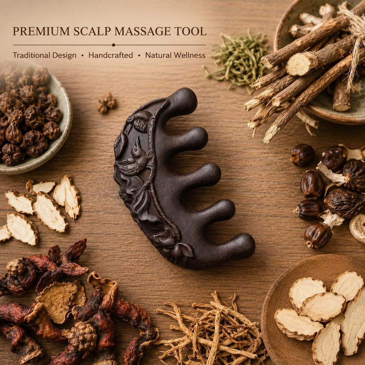 Warm herbal foot bath with an Irka & Co. foot soak tablet