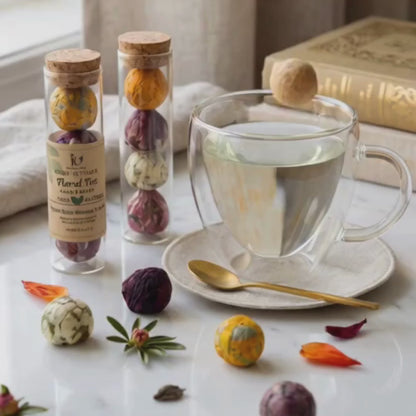 Blooming Floral Tea Ritual Set